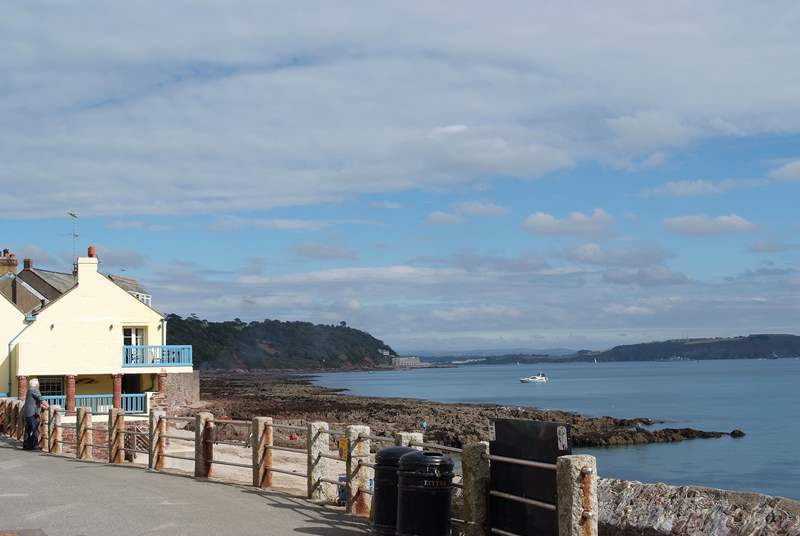 Looking from Kingsand to Fort Picklecombe on the point.