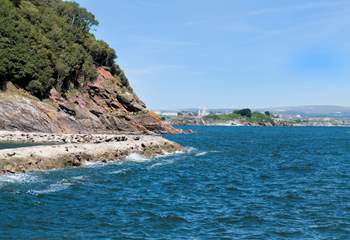 Looking across Plymouth Sound.