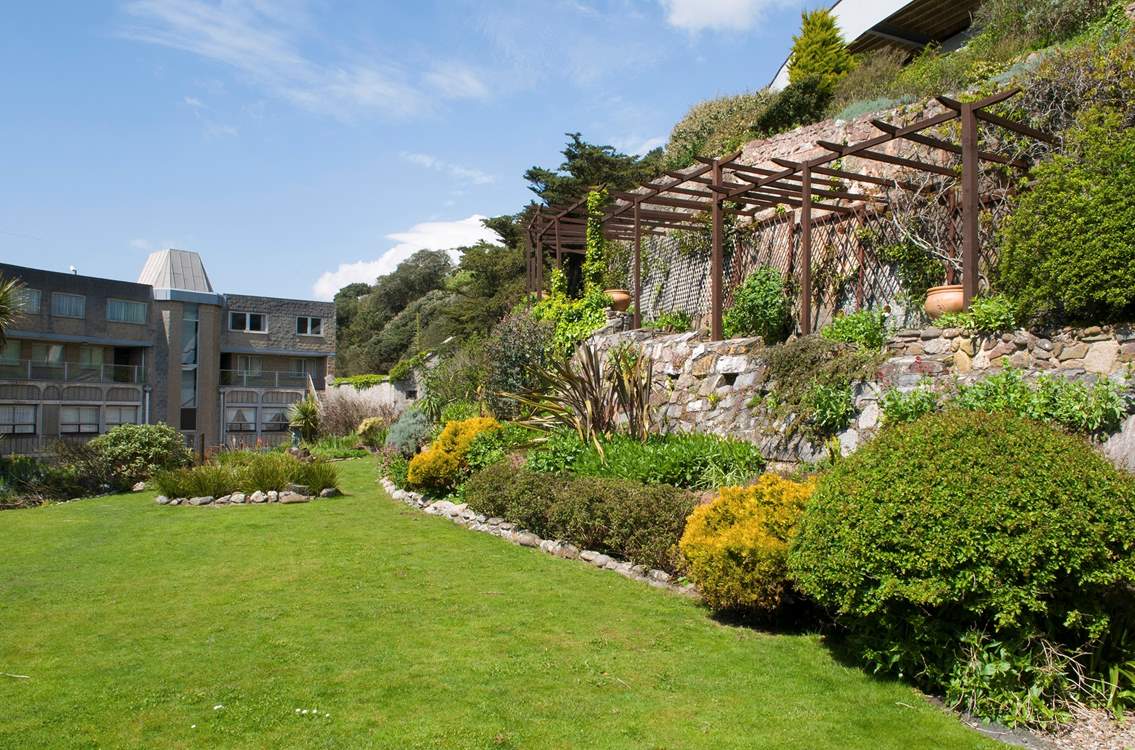 The communal gardens at the back of the Fort are an unexpected haven of peace and tranquility.