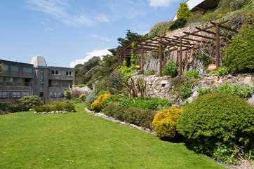 The communal gardens at the back of the Fort are an unexpected haven of peace and tranquility.