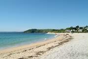Gyllyngvase beach in Falmouth - a short drive away.
