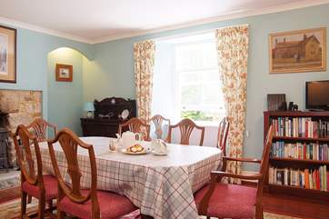 The dining-room is perfect for leisurely family meals.