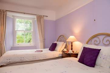 Pretty in purple (Bedroom 2).