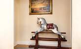 A charming rocking horse can be found on the landing.  - Thumbnail Image