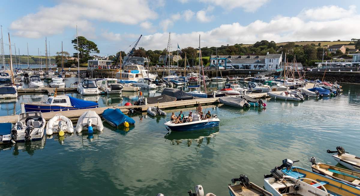 Mylor Harbour has a great cafe and restaurant and ice cream is available all year round!