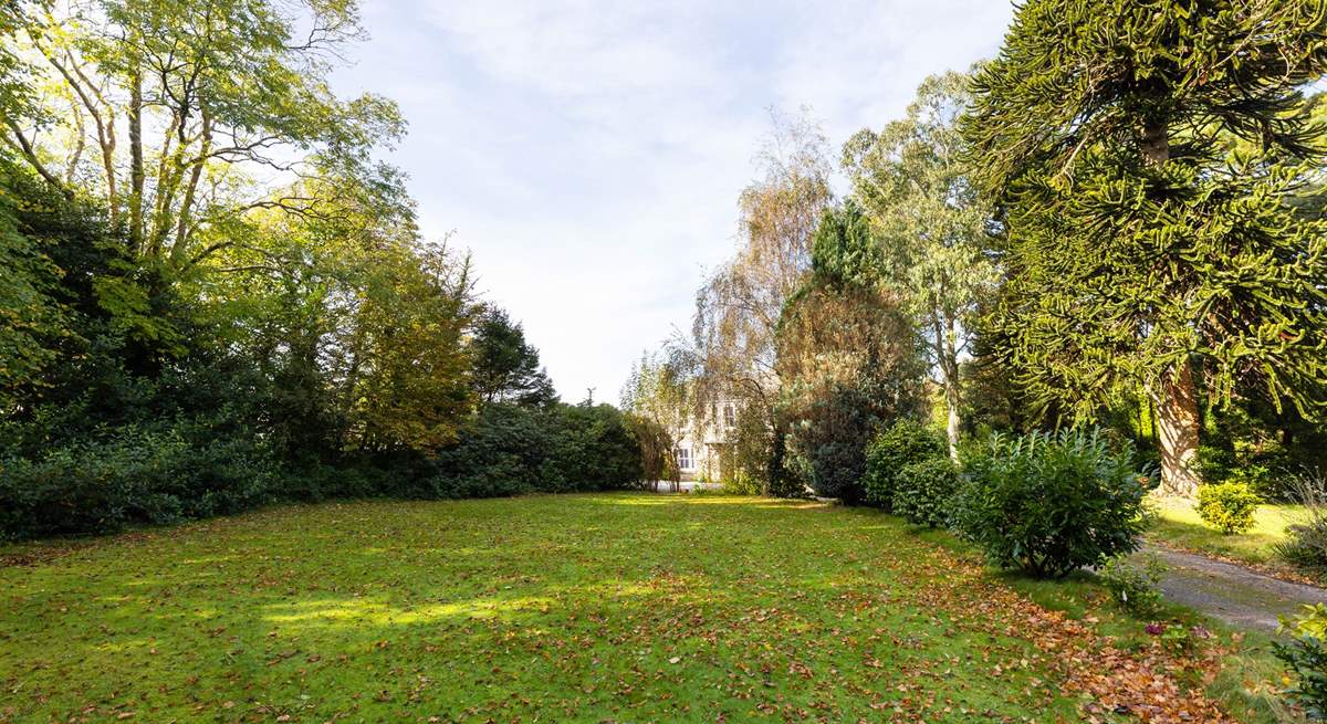 The is such a large garden for all to enjoy at Goonreeve House.