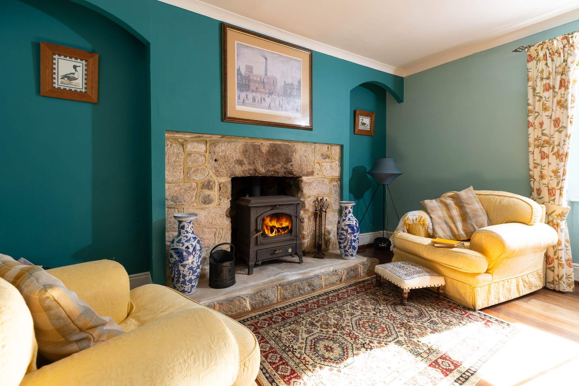 Snuggle up with a good book. 