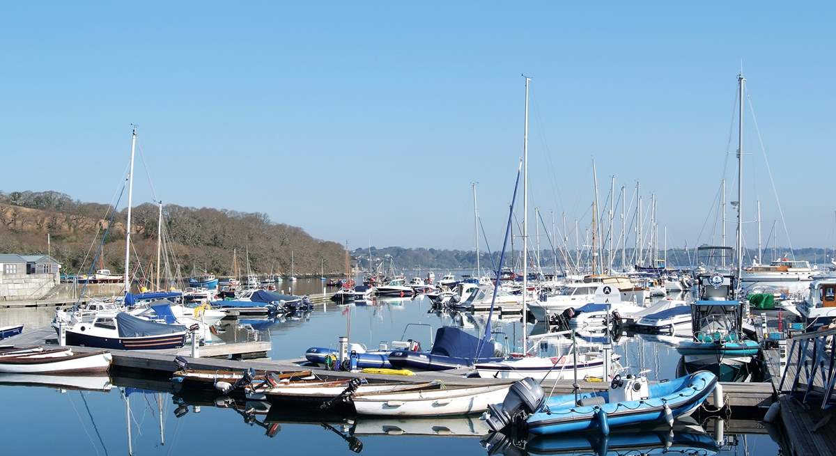 Mylor Yacht Harbour is just down the road.