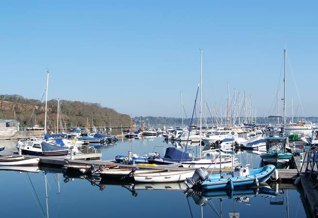 Mylor Yacht Harbour is just down the road.