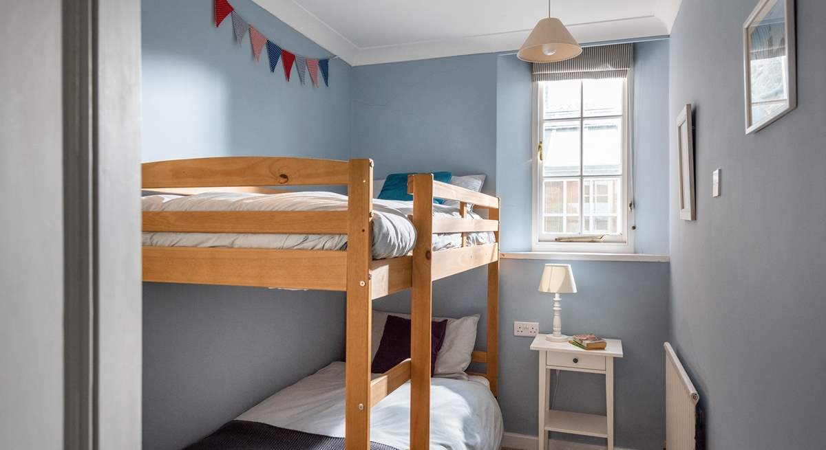 The bunk beds are fun for all ages (Bedroom 2).