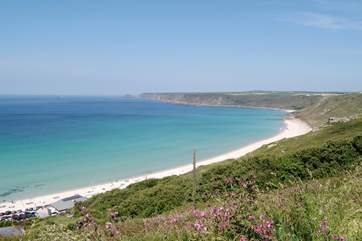 Sennen Cove is a short drive away.