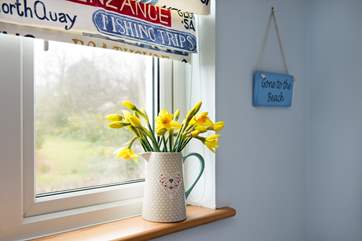 All the bedrooms have lovely countryside views.