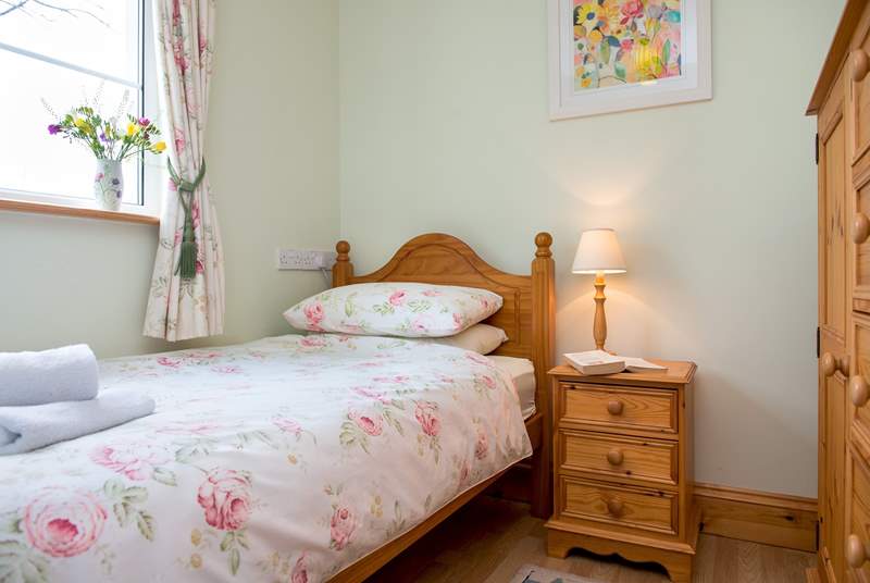 Bedroom 1 is situated on the ground floor.