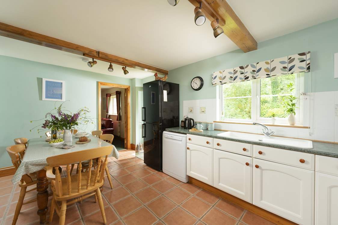 The kitchen/diner.