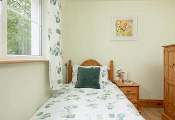 A pretty room suitable for young and old alike.