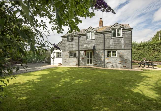 The large garden is ideal for garden games or simply soaking up the sun.