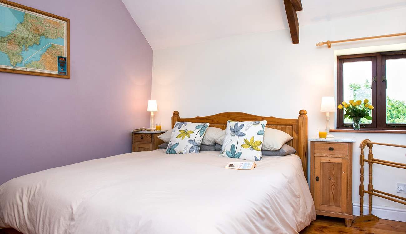 Bedroom 1 is delightful.