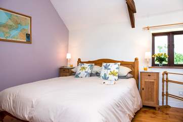 Bedroom 1 is delightful.