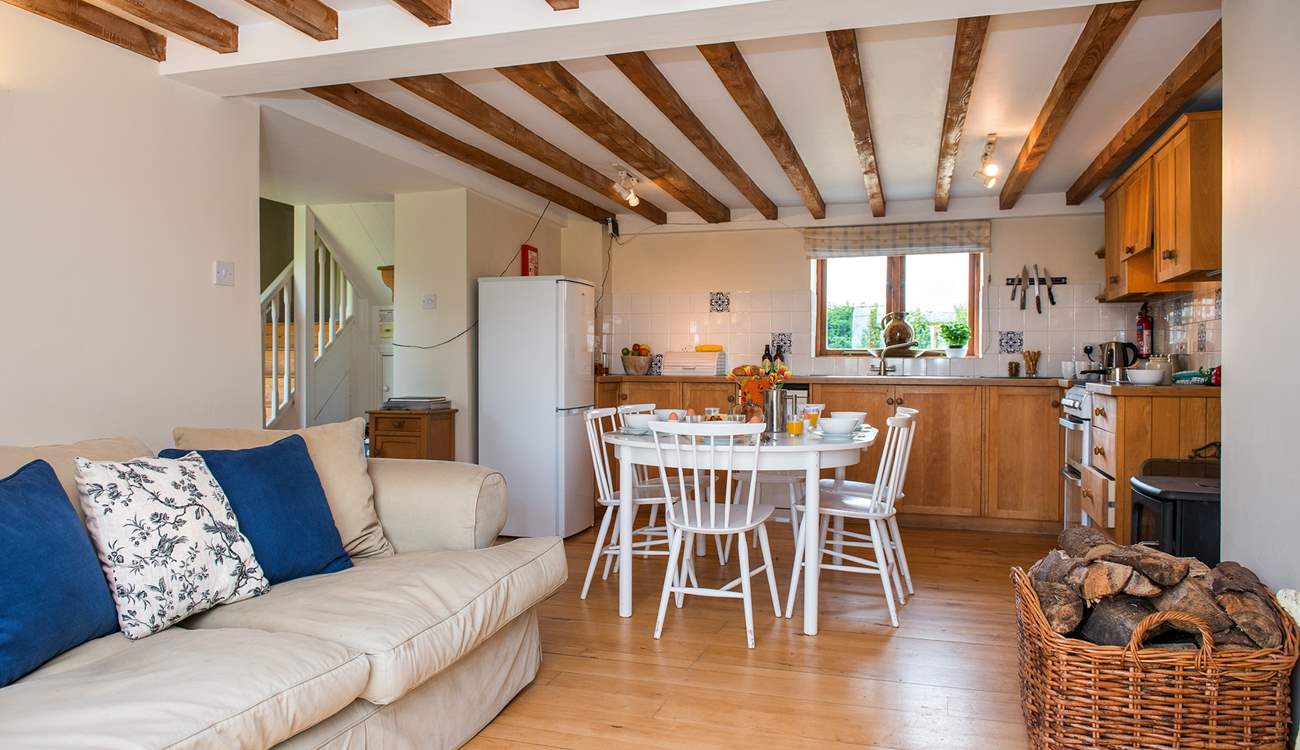 The open plan living-room is really spacious and the ideal place for all to gather.