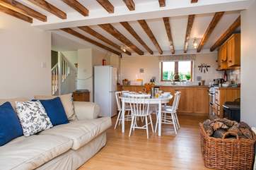 The open plan living-room is really spacious and the ideal place for all to gather.