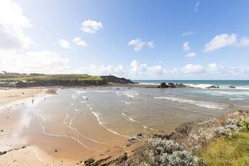 The north coast has some fabulous beaches, this is Bude.