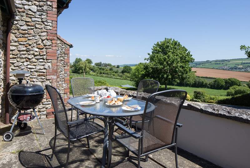 The views from this cottage are truly stunning, a great place for a barbecue.