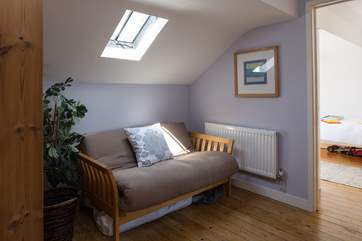 The first floor landing adds to the feeling of space.