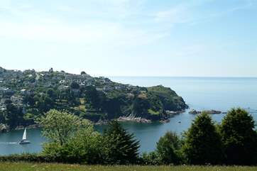 Looking across the estuary towards Polruan from Fowey.