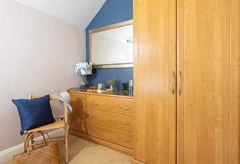 Plenty of storage for all your holiday wear.