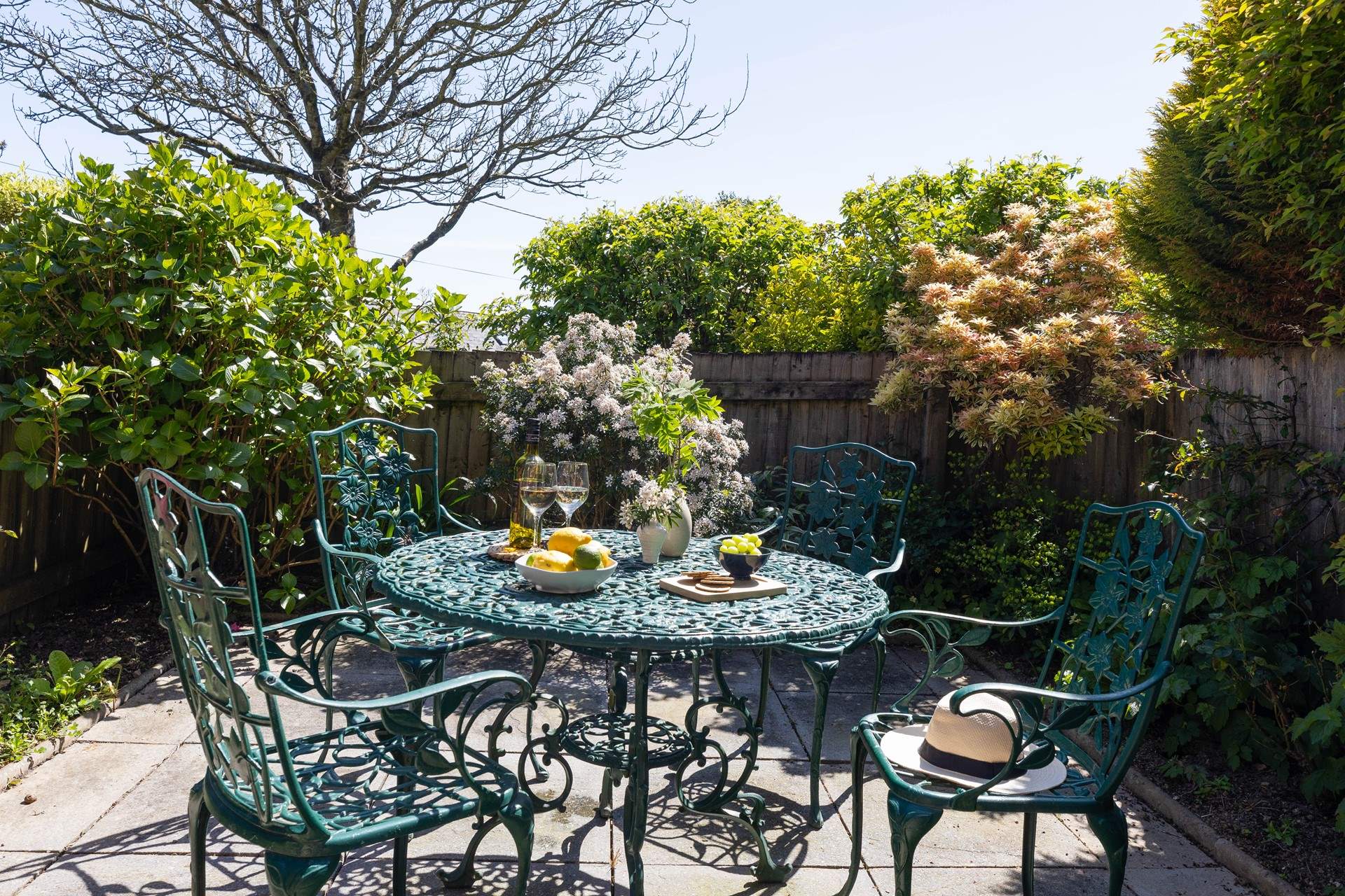 Meals al fresco are a must!