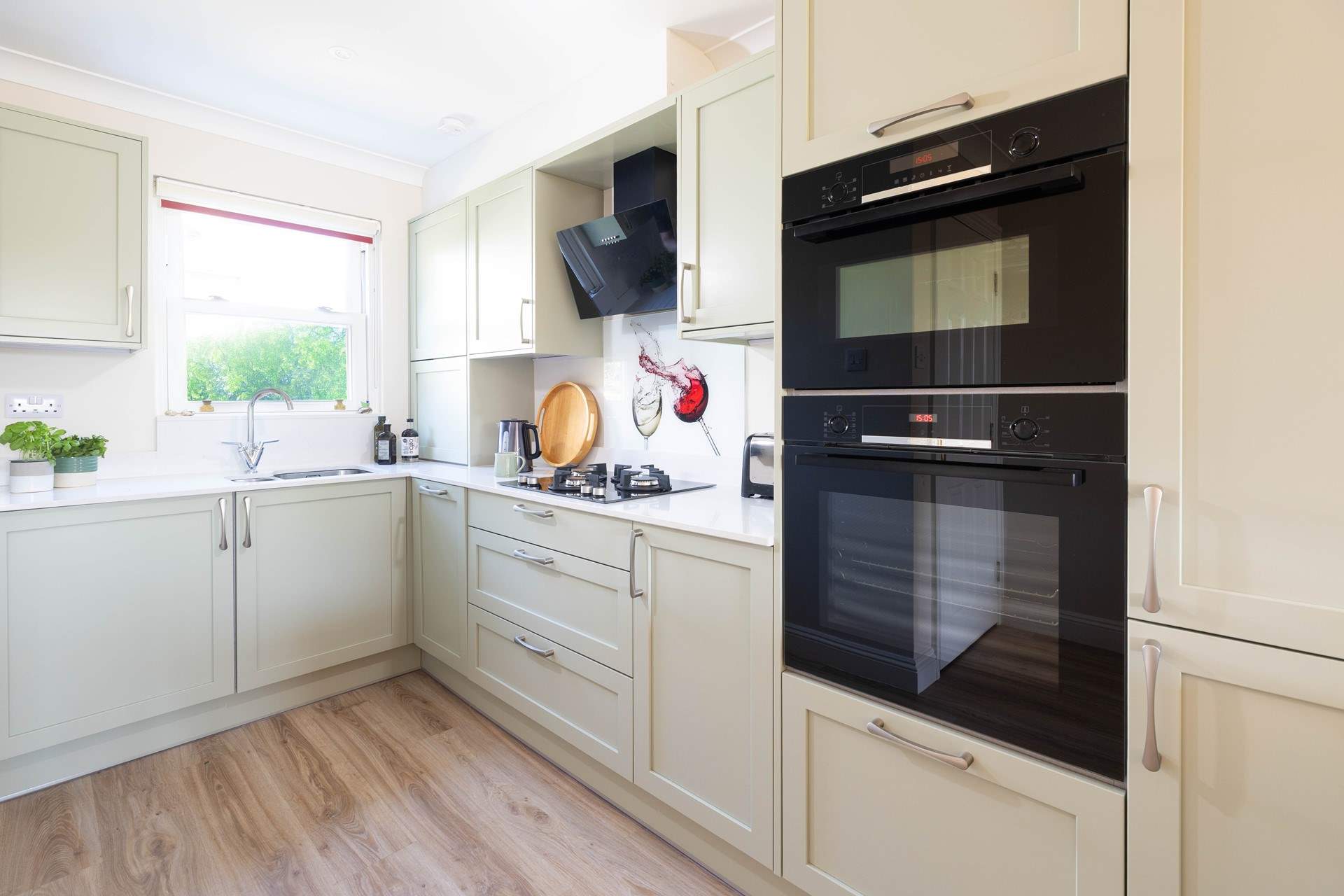 The kitchen is a delight.