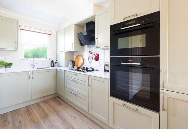 The kitchen is a delight.