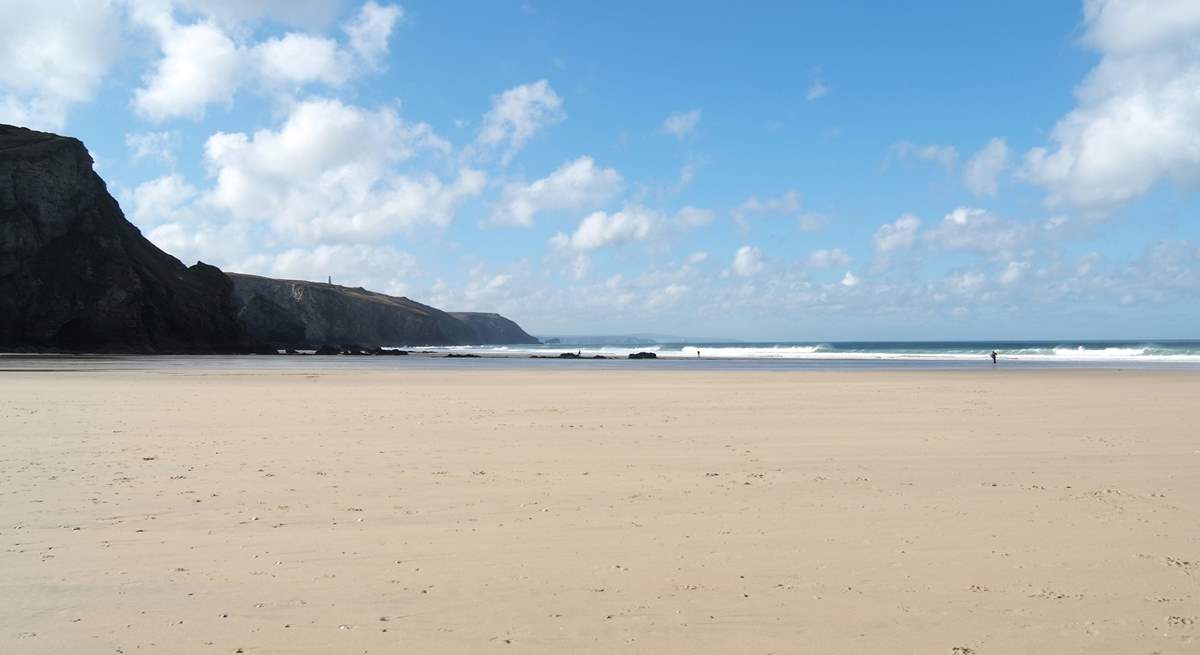 The sandy surfing beaches of the north coast are only a fifteen minute drive away.