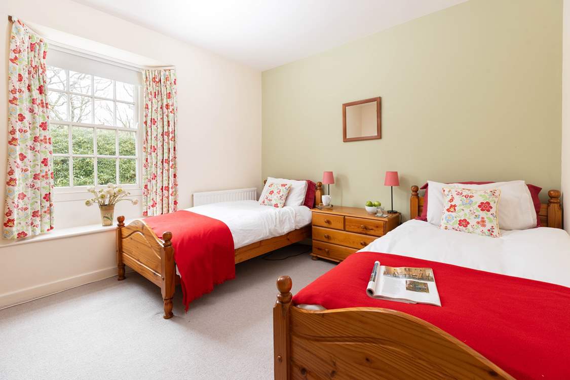 Bedroom three is very charming.