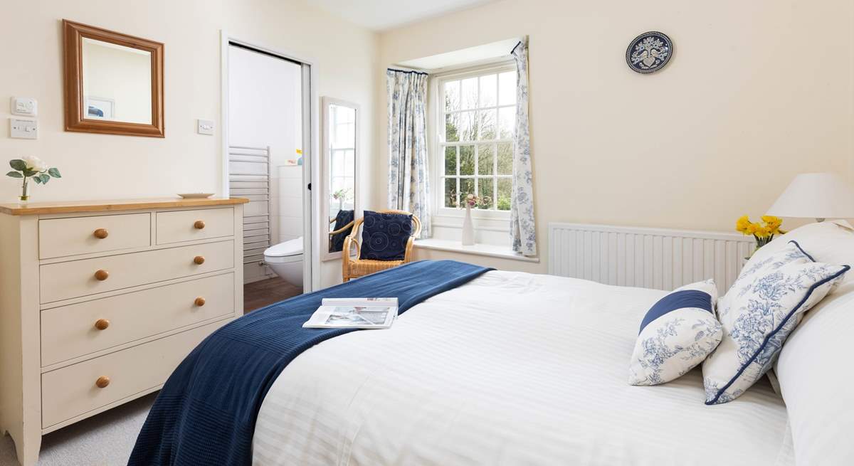 The main bedroom has a very comfortable double bed. 