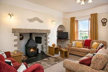 The comfortable sitting-room.