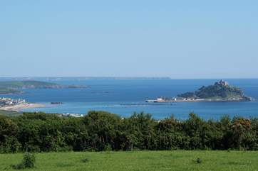 Wonderful views to 'the Mount' from the drive.