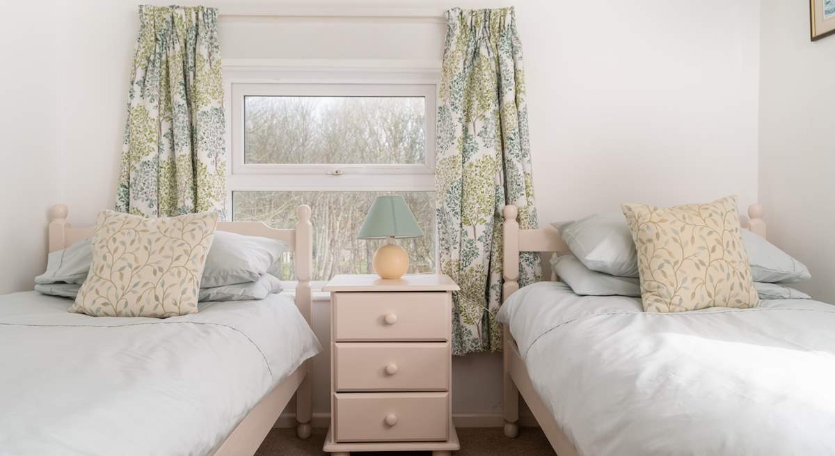 The charming twin-room.
