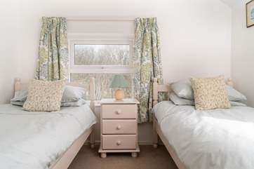 The lovely twin room.