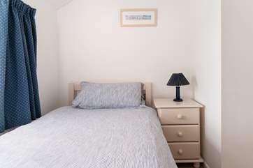 The second single room is a calming space.