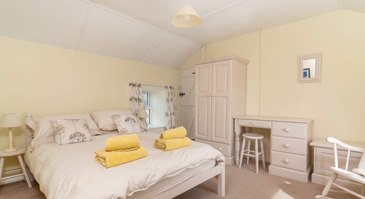 Bedroom 1 is a lovely, light room.