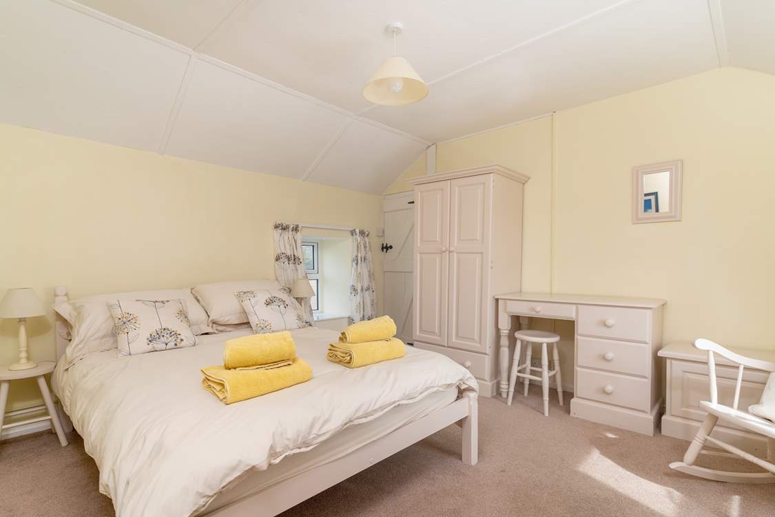 Bedroom 1 is a lovely, light room.