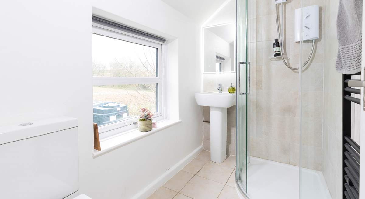 Upstairs there is a modern shower-room.