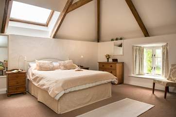 Bedroom 1 has a king-size double bed and is very spacious.