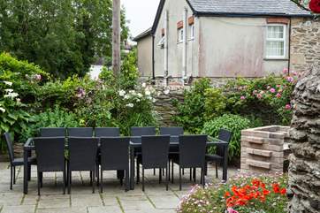 You have plenty of seating outside too!