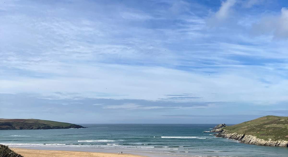 Crantock beach is only half a mile away. 