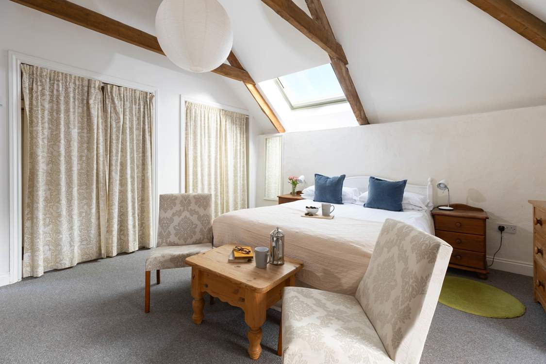 Retreat for a moment peace and quiet with a morning coffee in your bedroom.