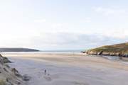 Far reaching sands on a low tide.