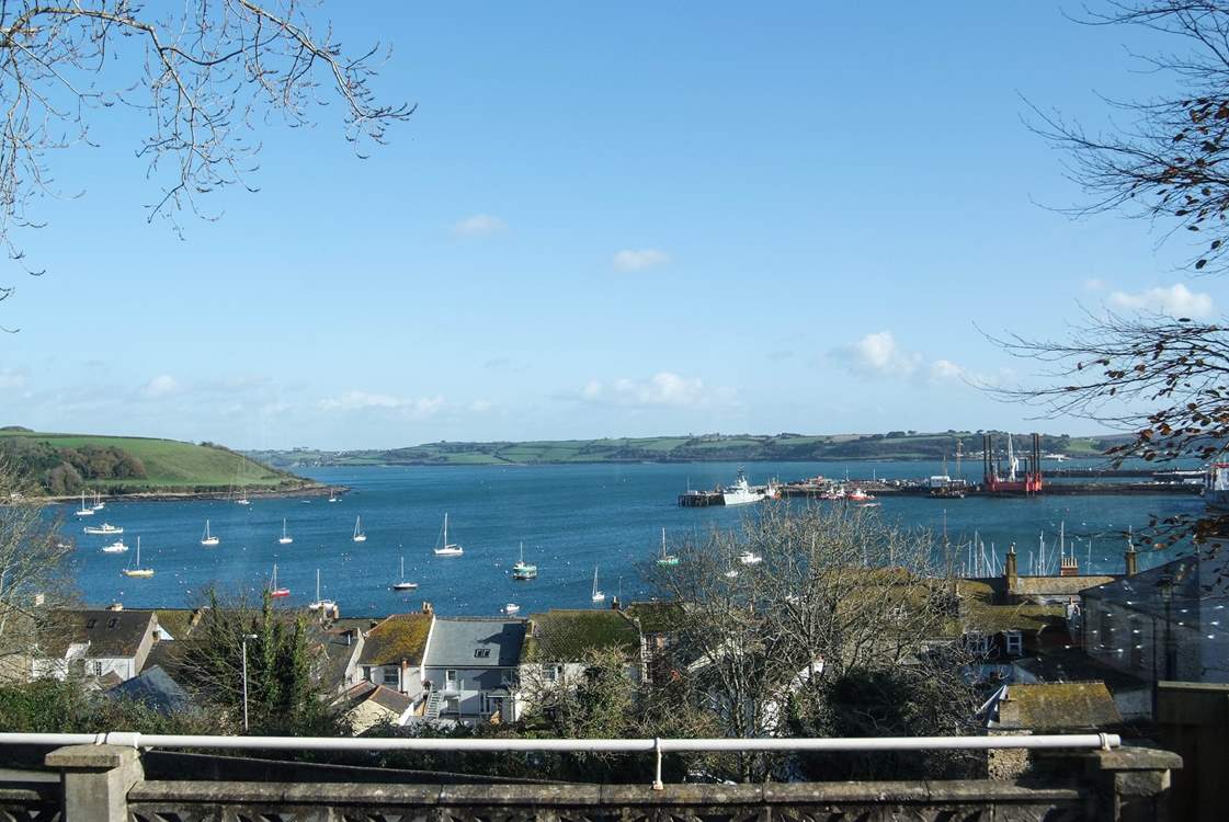 The view from your private terrace in the winter.