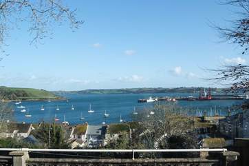 What a fabulous view from the master bedroom (Bedroom 1).